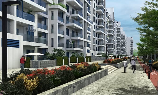 DownTown district inside new alamein city