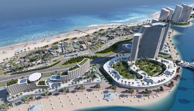 new alamein city aerial view